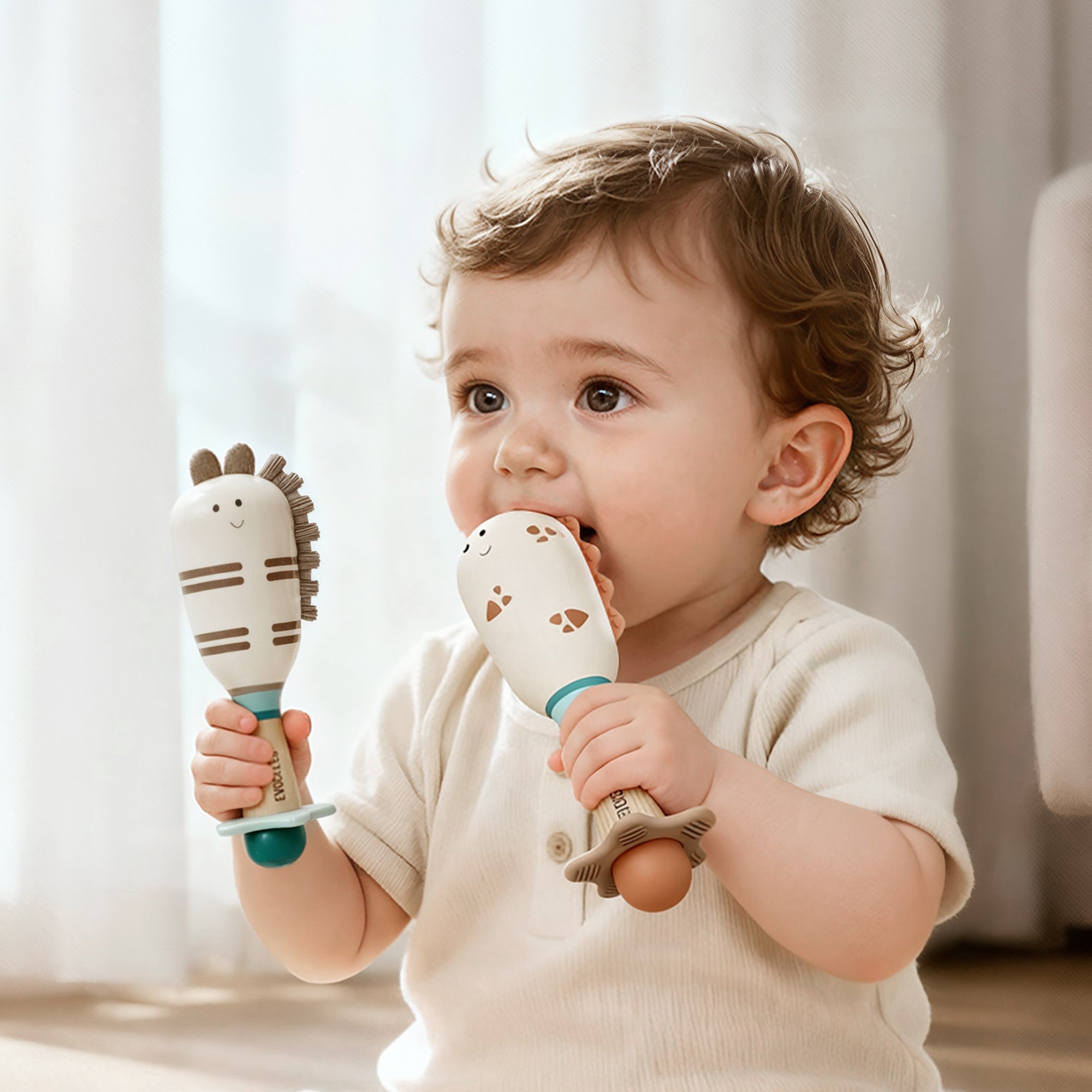 沙锤感官摇铃玩具